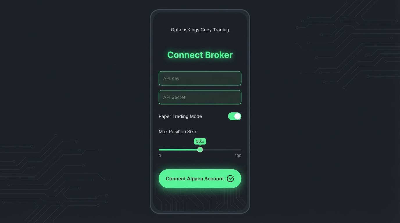 Connect to OptionsKings